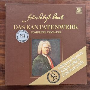 J.S. Bach Das Kantatenwerk Complete Cantatas Vol 25 LP Box Set 1980 Telefunken